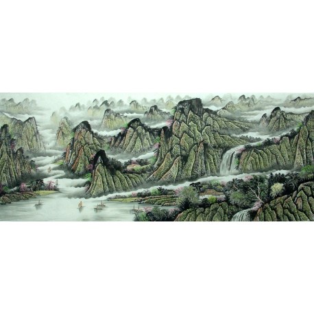 Chinese Landscape Painting - CNAG014306