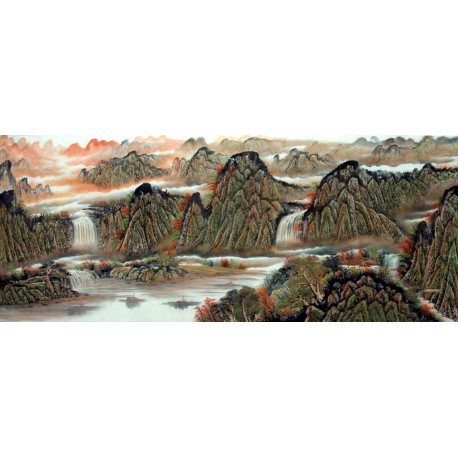 Chinese Landscape Painting - CNAG014307