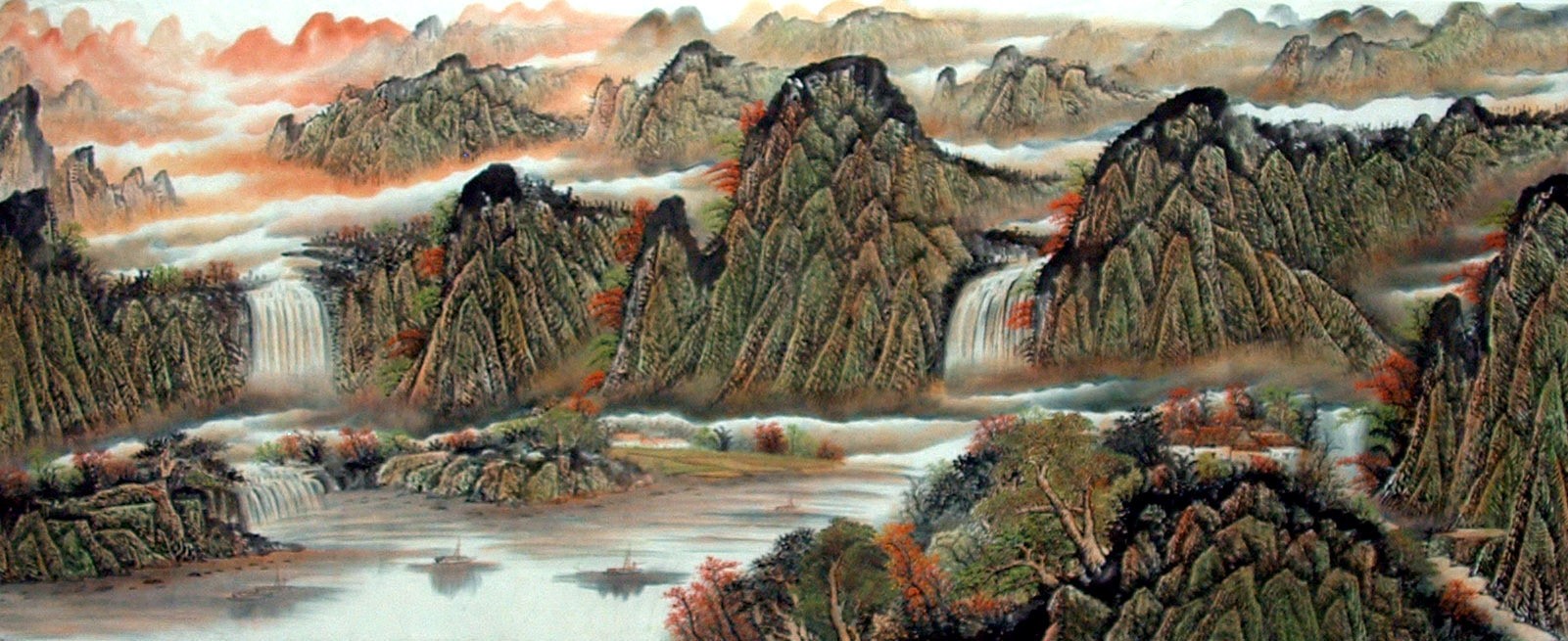 Chinese Landscape Painting - CNAG014307