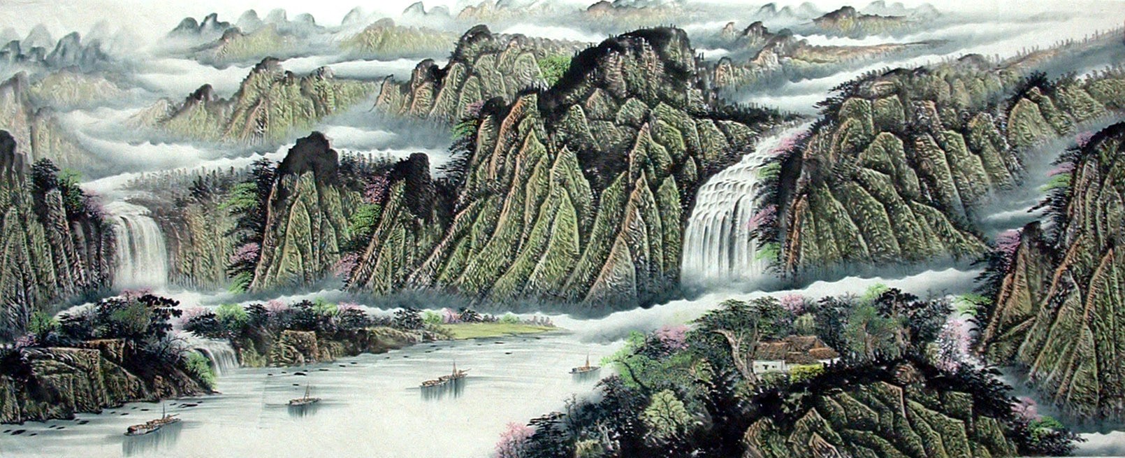 Chinese Landscape Painting - CNAG014308