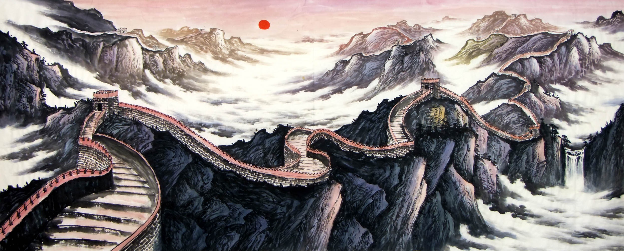 Chinese Landscape Painting - CNAG014310