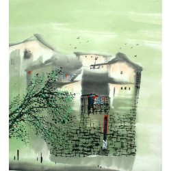 Chinese Water Township Painting - CNAG014313