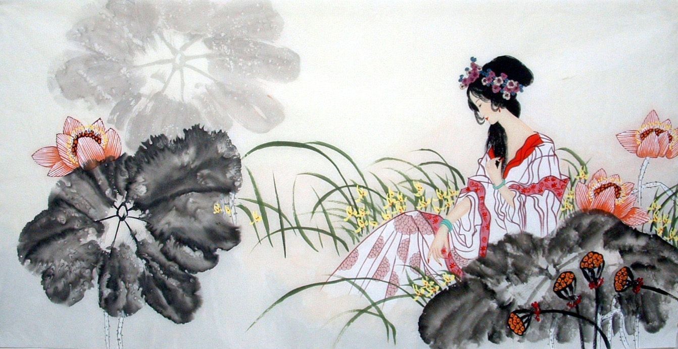 Chinese Figure Painting - CNAG014330