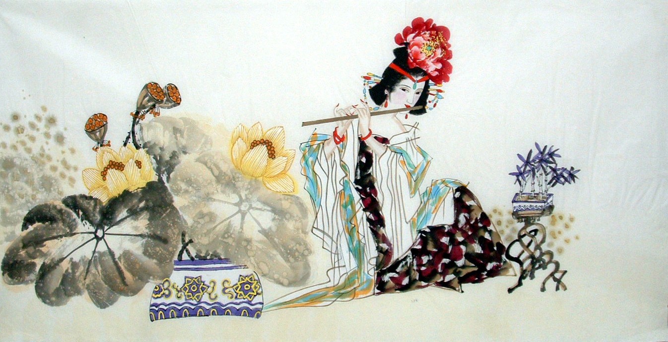 Chinese Figure Painting - CNAG014332