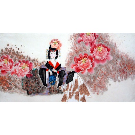 Chinese Figure Painting - CNAG014335