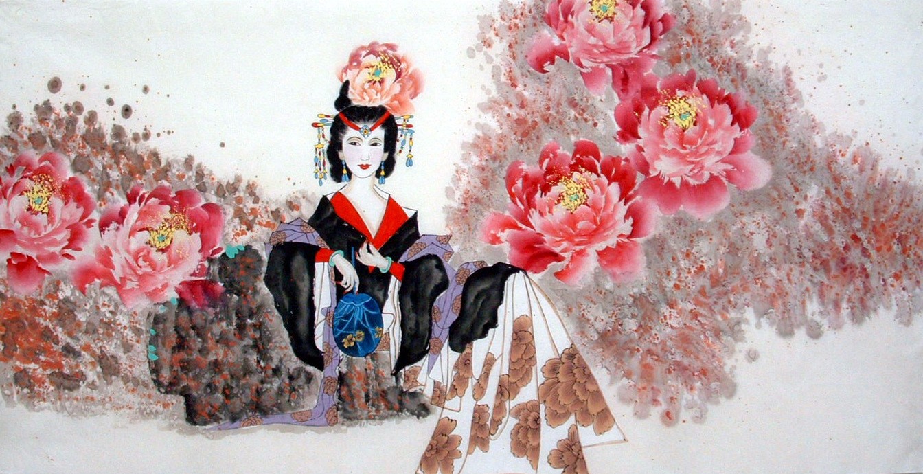 Chinese Figure Painting - CNAG014335