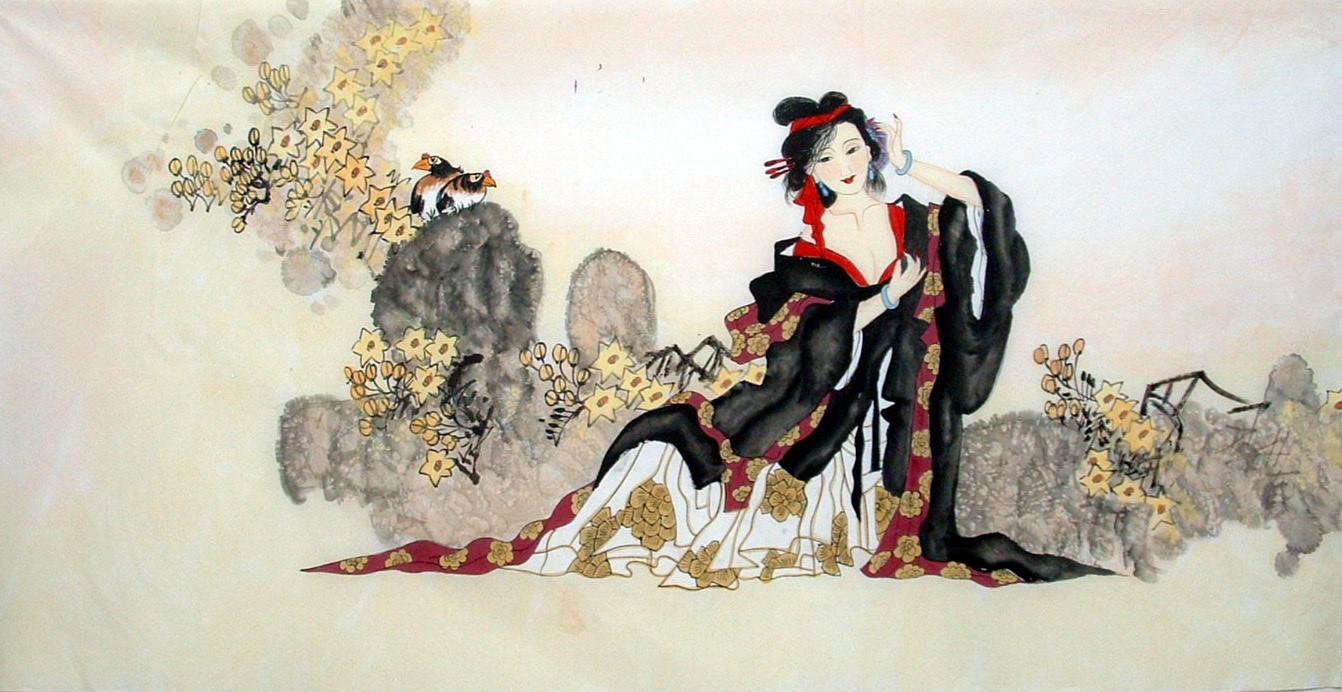 Chinese Figure Painting - CNAG014336