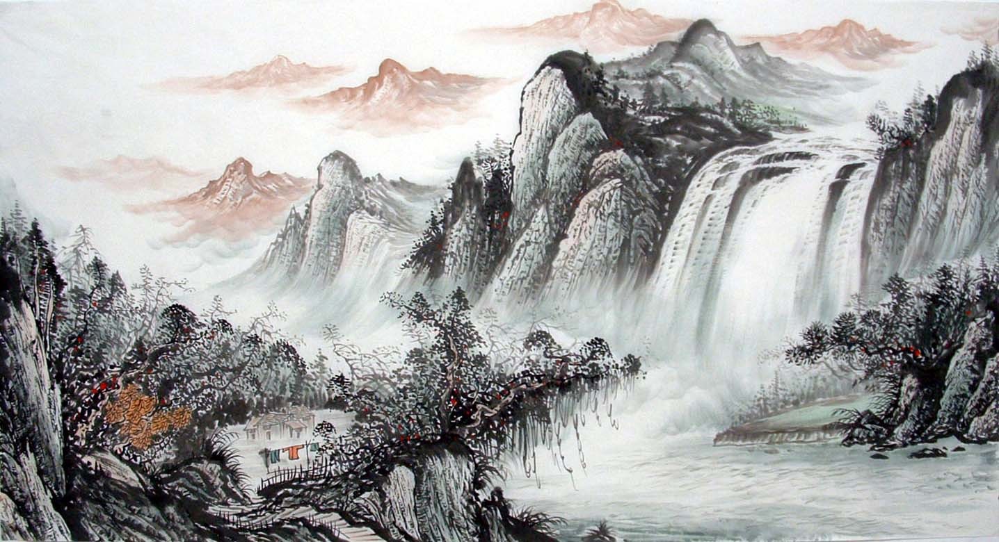 Chinese Landscape Painting - CNAG014338