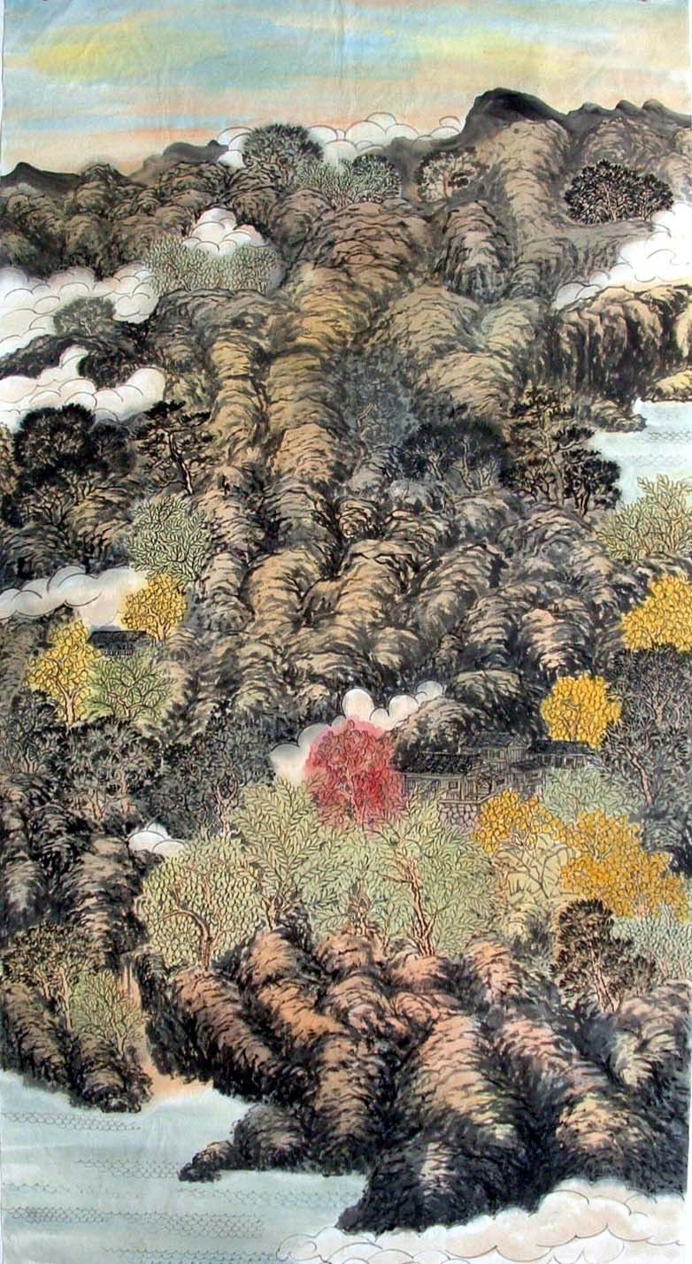 Chinese Landscape Painting - CNAG014340