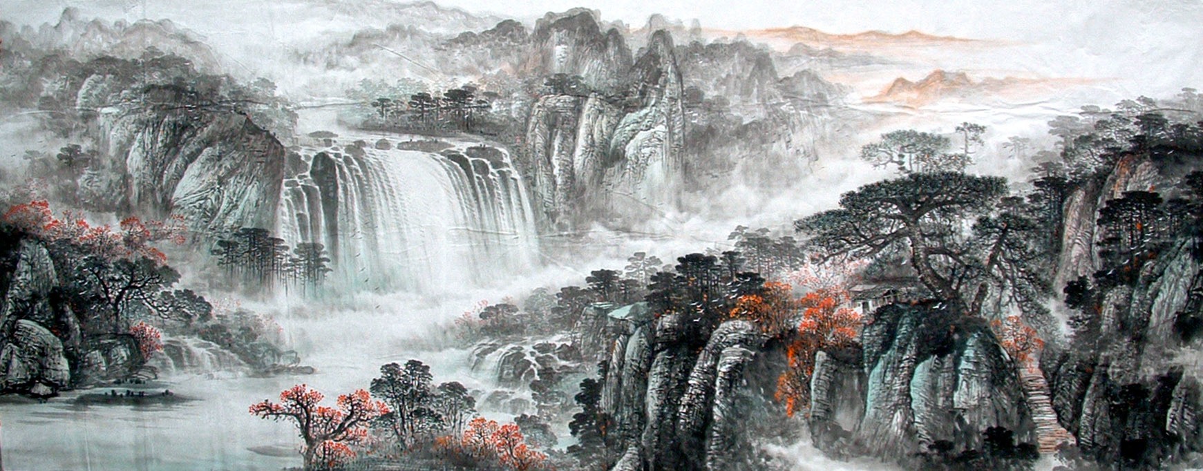 Chinese Landscape Painting - CNAG014341