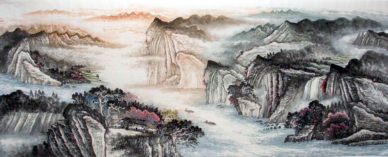 Chinese Landscape Painting - CNAG014343