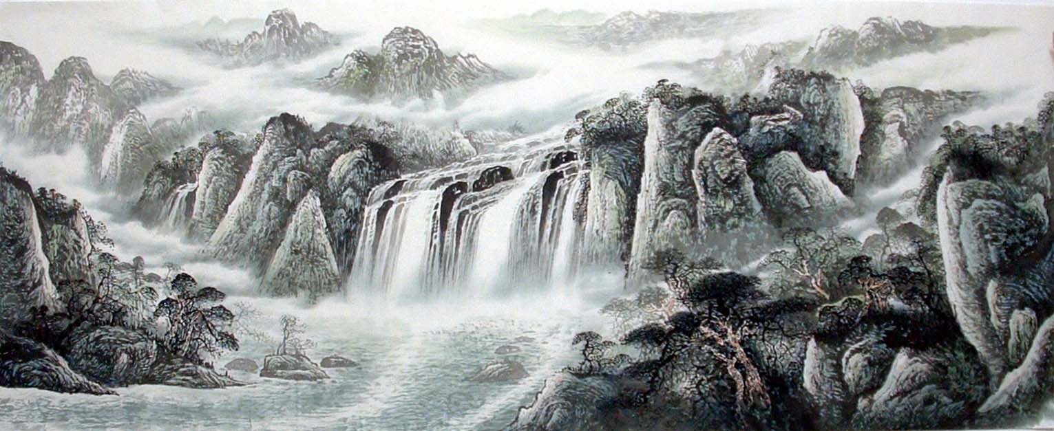 Chinese Landscape Painting - CNAG014344