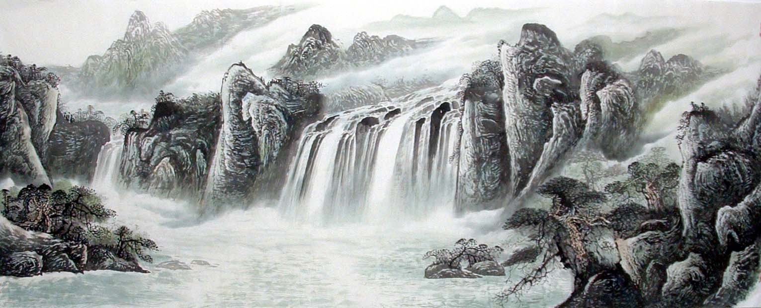 Chinese Landscape Painting - CNAG014345