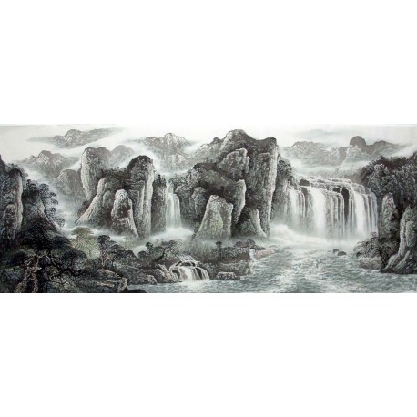 Chinese Landscape Painting - CNAG014346