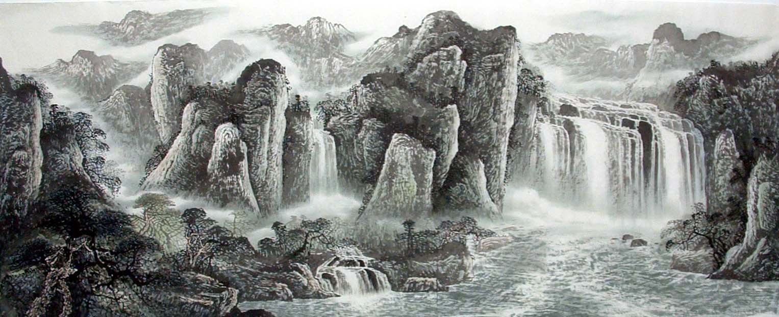 Chinese Landscape Painting - CNAG014346