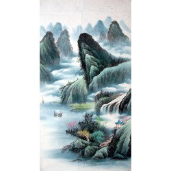 Chinese Landscape Painting - CNAG014366