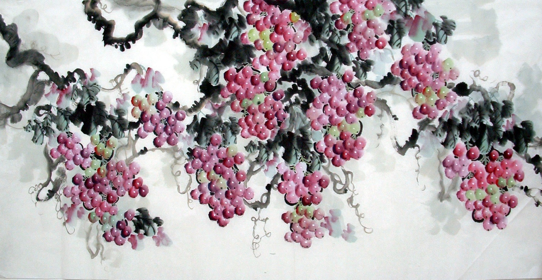 Chinese Grapes Painting - CNAG014367