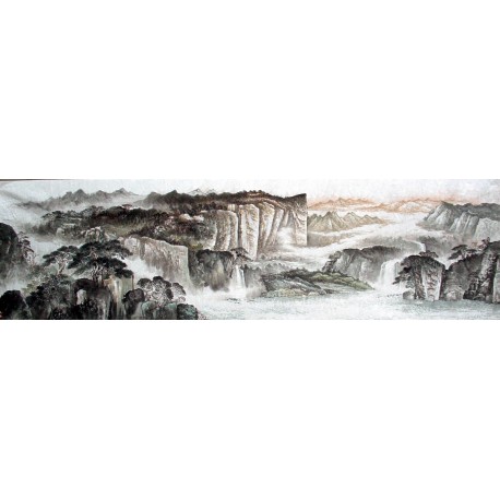 Chinese Landscape Painting - CNAG014370