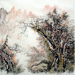 Chinese Landscape Painting - CNAG014372