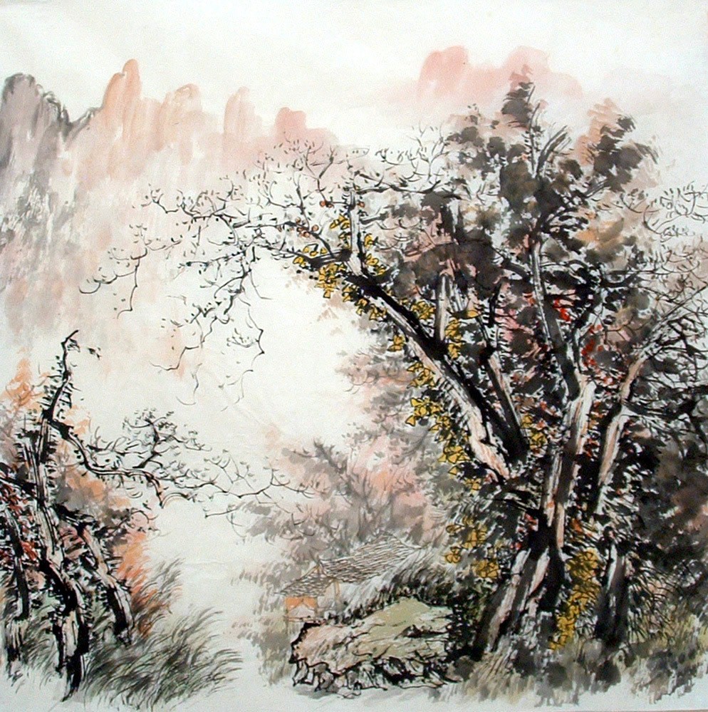 Chinese Landscape Painting - CNAG014372