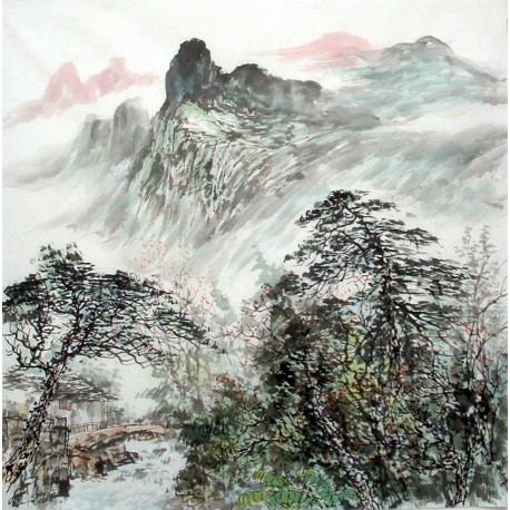 Chinese Landscape Painting - CNAG014373
