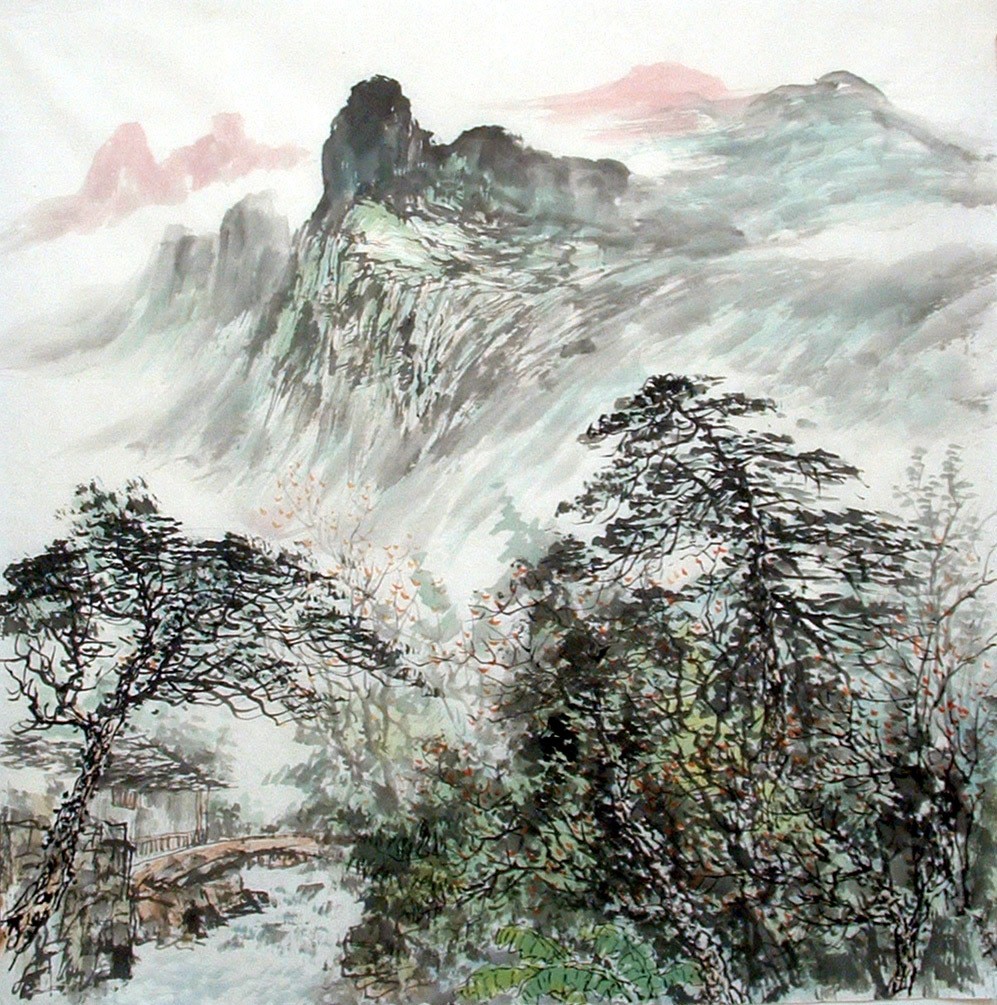 Chinese Landscape Painting - CNAG014373
