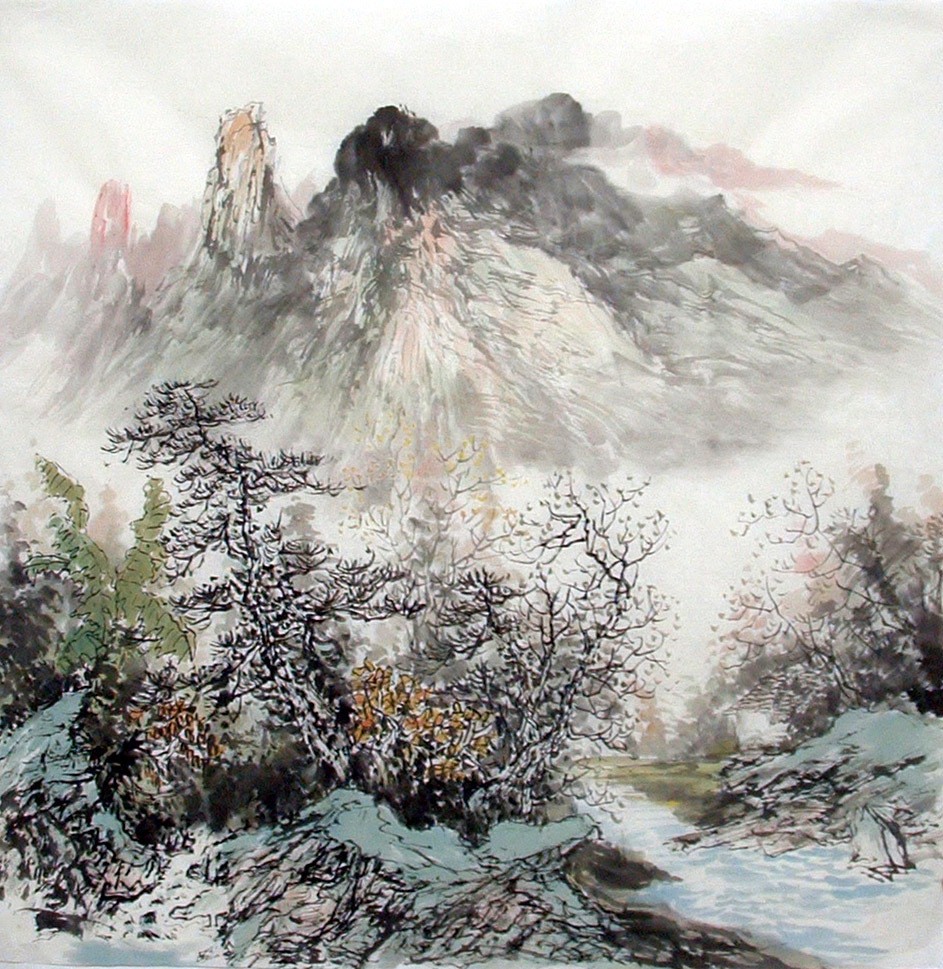 Chinese Landscape Painting - CNAG014375