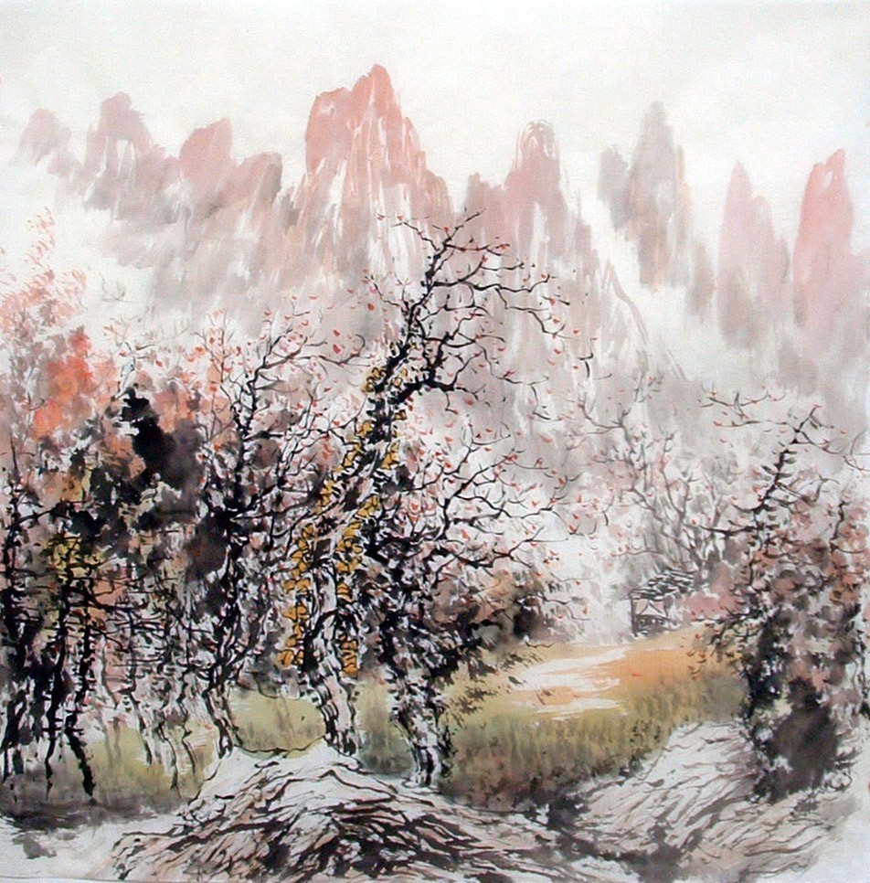 Chinese Landscape Painting - CNAG014376