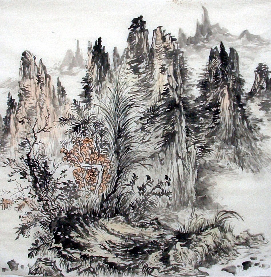 Chinese Landscape Painting - CNAG014377