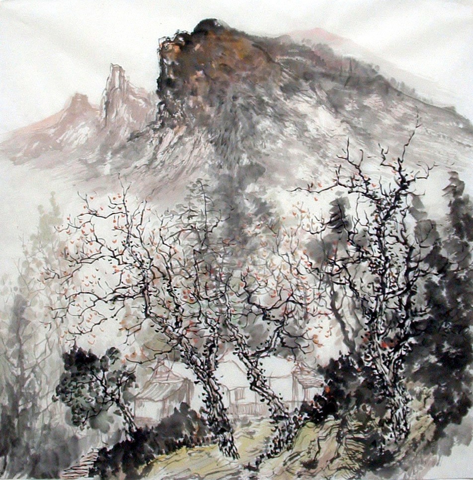 Chinese Landscape Painting - CNAG014378