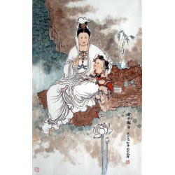 Chinese Guanyin Painting - CNAG014383