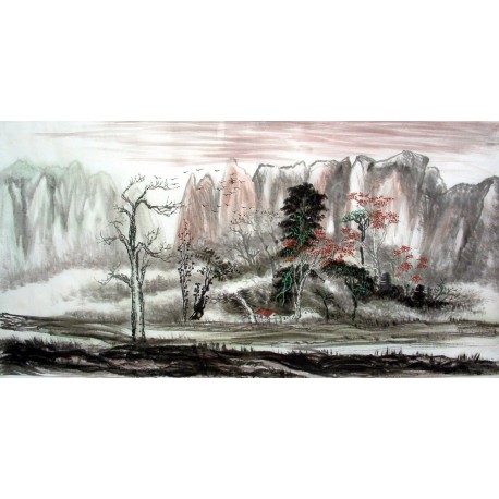 Chinese Landscape Painting - CNAG014384