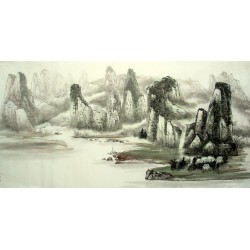 Chinese Landscape Painting - CNAG014385