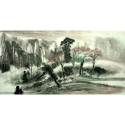 Chinese Landscape Painting - CNAG014386