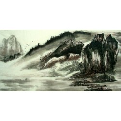 Chinese Landscape Painting - CNAG014387