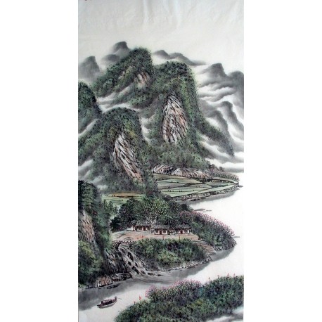 Chinese Landscape Painting - CNAG014388