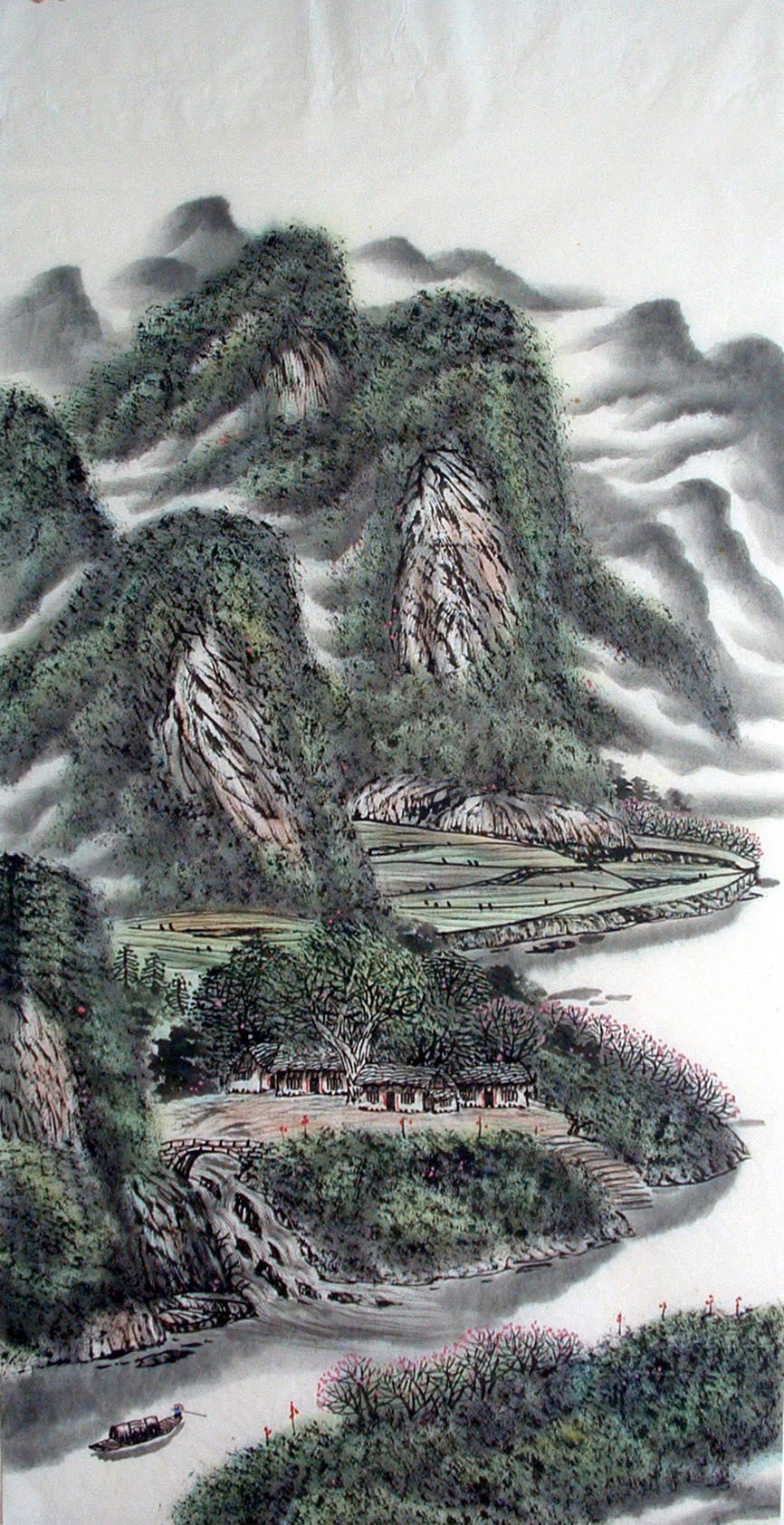 Chinese Landscape Painting - CNAG014388