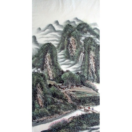 Chinese Landscape Painting - CNAG014389