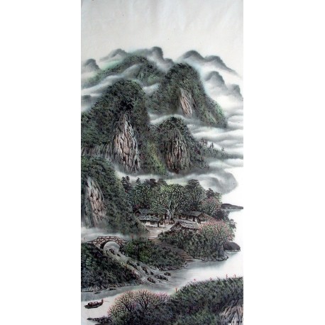 Chinese Landscape Painting - CNAG014391