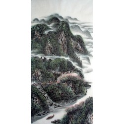 Chinese Landscape Painting - CNAG014393