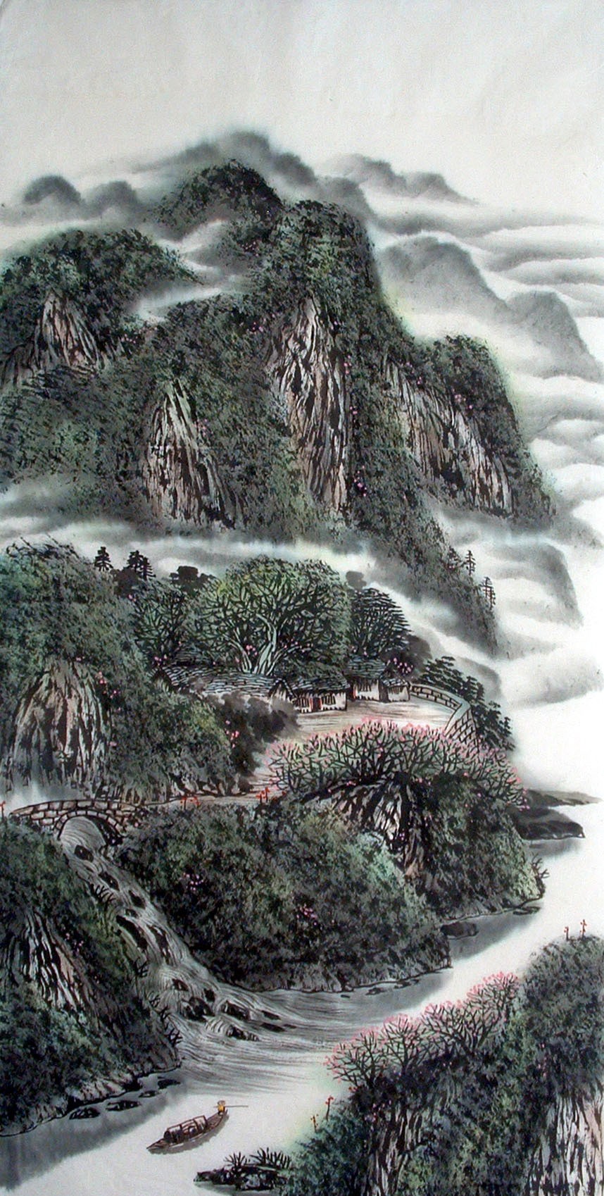 Chinese Landscape Painting - CNAG014393