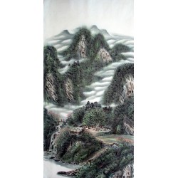 Chinese Landscape Painting - CNAG014394