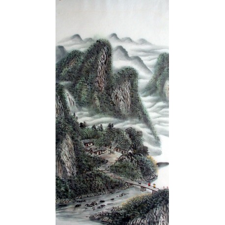 Chinese Landscape Painting - CNAG014395