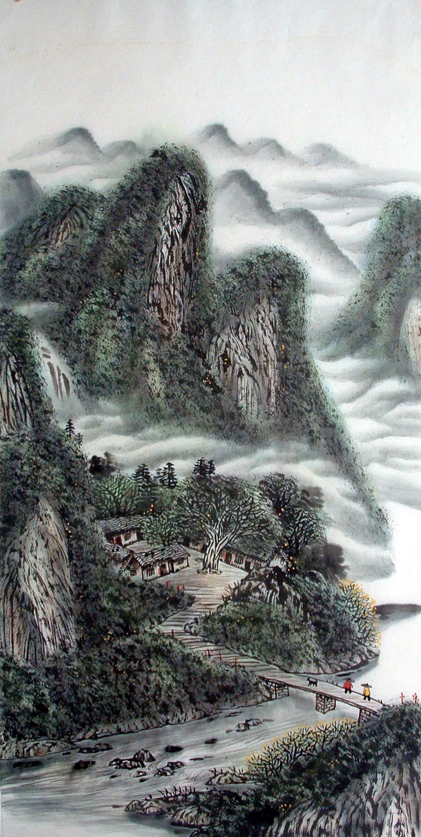 Chinese Landscape Painting - CNAG014395