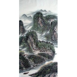 Chinese Landscape Painting - CNAG014396