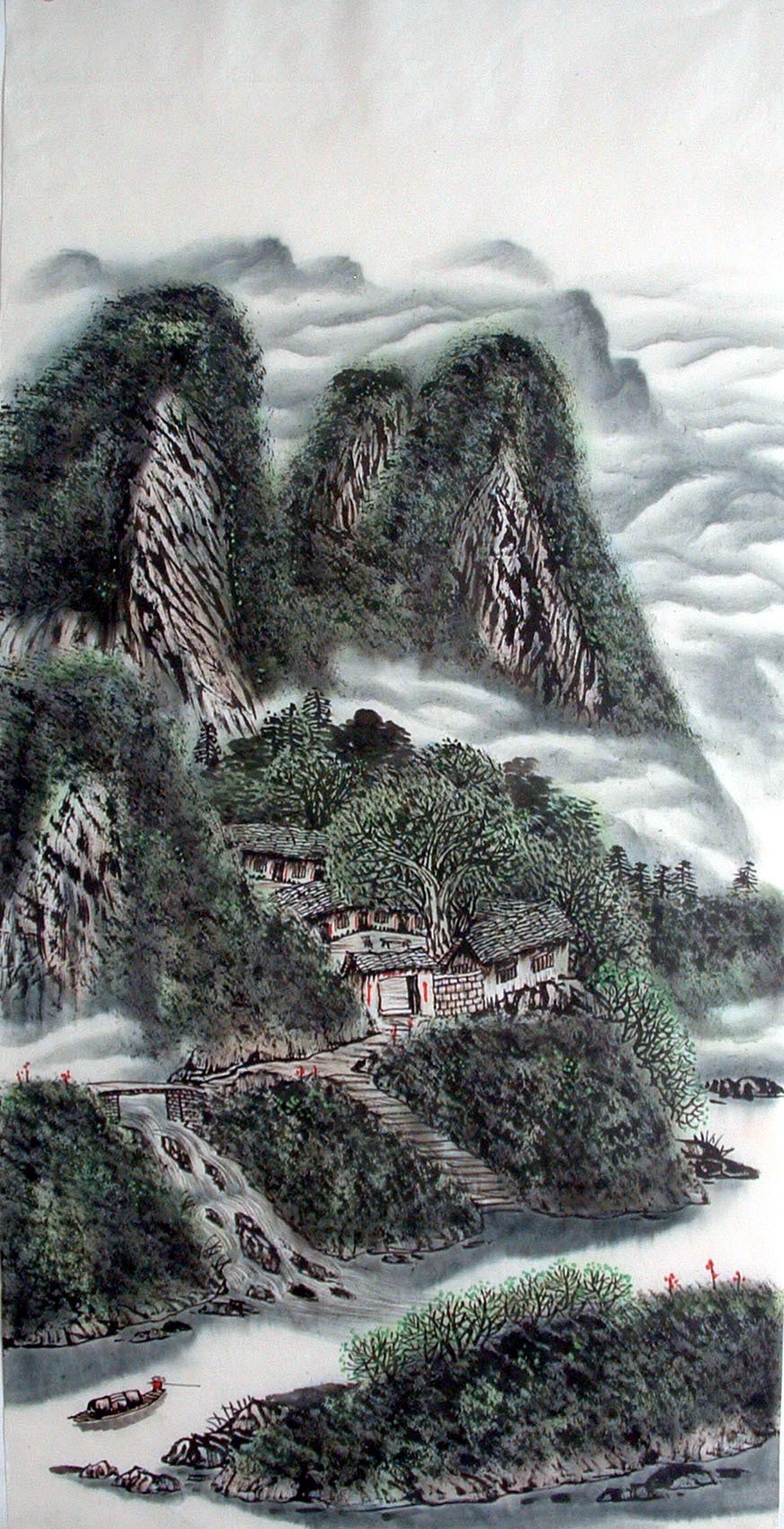 Chinese Landscape Painting - CNAG014397