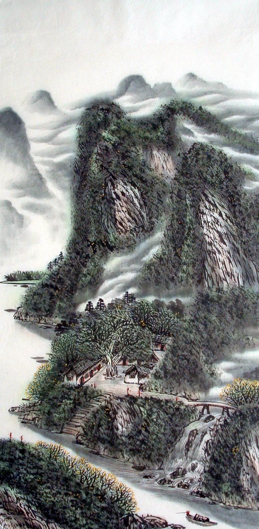 Chinese Landscape Painting - CNAG014400