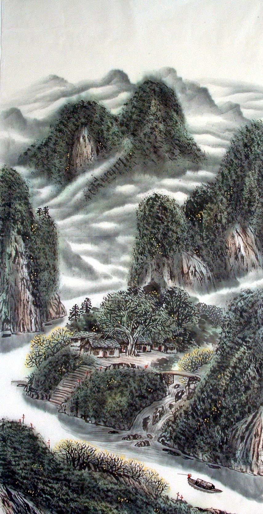 Chinese Landscape Painting - CNAG014401