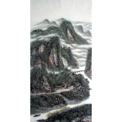 Chinese Landscape Painting - CNAG014402
