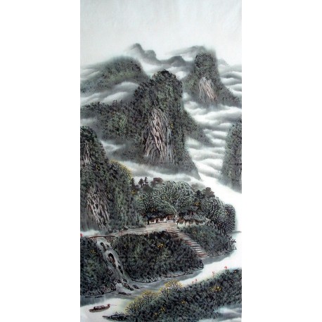 Chinese Landscape Painting - CNAG014403